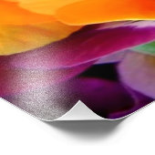 Skelett mit Blume Fotodruck (Ecke)