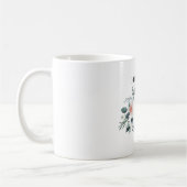 Skelett mit Blumen Kaffeetasse (Links)