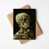 Skelett mit brennender Zigarette | Vincent van Gog