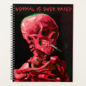 Skelett mit brennender Zigarette von Van Gogh Planer (Vorderseite)