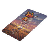 Skelett mit Butterfly Wings Design Magnet (Linke Seite)