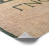 Skelett mit dem Titel 'Know Poster (Ecke)