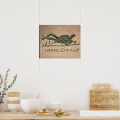 Skelett mit dem Titel 'Know Poster (Küche)