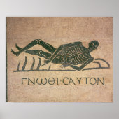 Skelett mit dem Titel 'Know Poster (Vorne)