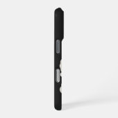 Skelett mit einer Rose - Sticker für künstlerisch- iPhone Hülle (Rechte Seite)