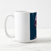 Skelett mit Kopfhörern Kaffeetasse (Links)