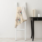 Skelett mit Rose Sherpadecke (Beispiel)