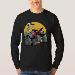 Skelett-Monster-Truck-Mond-Süßigkeiten-Kleinkind-J T-Shirt