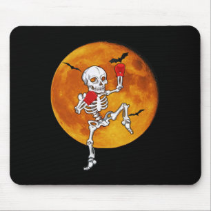 Skelett Muay Thai Halloween Kickboxen MMA Mousepad