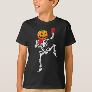 Skelett Muay Thai Halloween-Kürbis-Kickboxen Mm T-Shirt