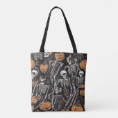 Skelett-Multiprint-Tasche, Schulterschluss-Tasche Tasche (Rückseite)