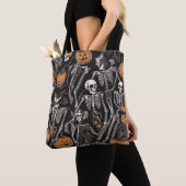 Skelett-Multiprint-Tasche, Schulterschluss-Tasche Tasche (Von Nahem)