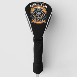 Skelett Nicht Cool Und Geheimnisvoll Autistischer Golf Headcover