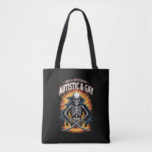 Skelett Nicht Cool Und Geheimnisvoll Autistischer Tasche