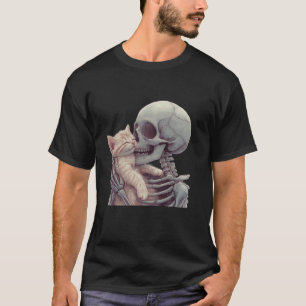 Skelett Niedlich Kitten Weihnachtssommer Männer Fr T-Shirt