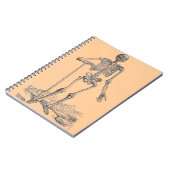 Skelett Notizblock (Linke Seite)