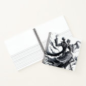 Skelett Notizblock (Innenseite)