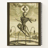 Skelett Notizblock (Rückseite)