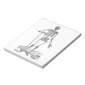 Skelett Notizblock (Rotiert)