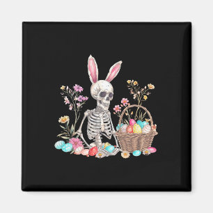 Skelett-Ostern Skelett-Eier Bysket-Hase Magnet