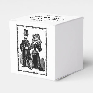 Skelett-Paar - Gefallenes Kästchen (Anpassen) Geschenkschachtel