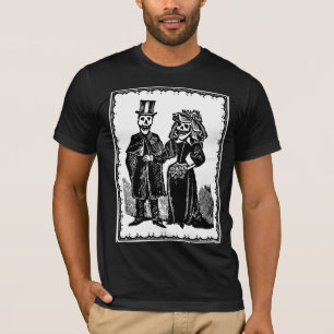Skelett-Paar - T-Shirt (Anpassen)
