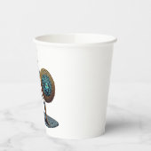 Skelett Pappbecher (Links)