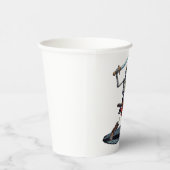 Skelett Pappbecher (Rechts)