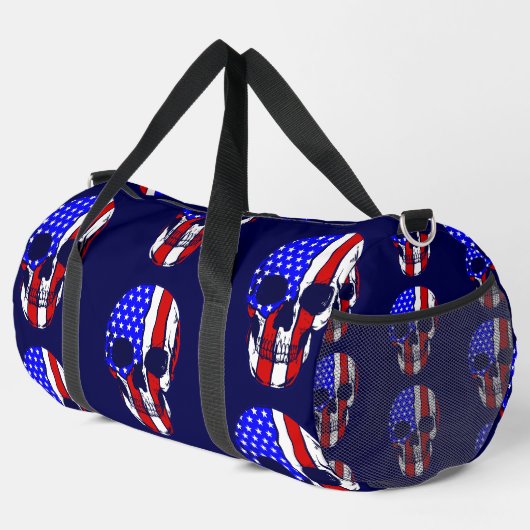 Skelett patriotisch duffle bag (Rechte Ecke)