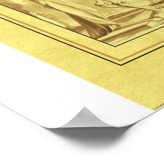 Skelett Poster (Ecke)