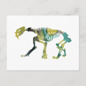 Skelett Postkarte (Vorderseite)