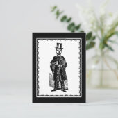 Skelett - Postkarte (Stehend Vorderseite)