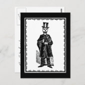 Skelett - Postkarte (Vorne/Hinten)