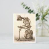 Skelett Postkarte (Stehend Vorderseite)