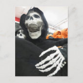 Skelett Postkarte (Vorderseite)