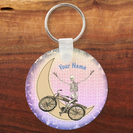 Skelett Rad Schlüsselanhänger (Vorderseite)