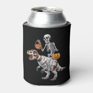 Skelett-Reit-Mumie-Dinosaurier-T-Rex-Halloween-Spa Dosenkühler