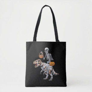 Skelett-Reit-Mumie-Dinosaurier-T-Rex-Halloween-Spa Tasche