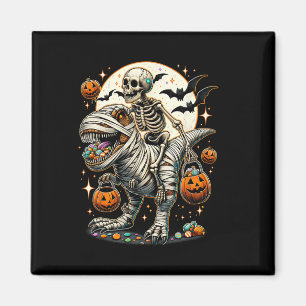 Skelett-Reit-Mumie-Dinosaurier-T-Rex-Kinder-Jungen Magnet