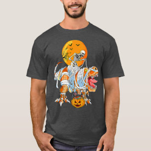 Skelett-Reit-Mumien-Dinosaurier-T-Re für Jungen Ki T-Shirt