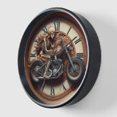 Skelett Reiten auf einem Zebrastreifen Uhr (Winkel)