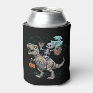 Skelett Reitender Dinosaurier T Rex Halloween Kürb Dosenkühler