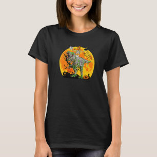 Skelett Riding Mummy Dinosaurier rex for Boys Kids T-Shirt