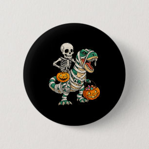 Skelett Riding Mummy Dinosaurier T Rex Kinder Jung Button
