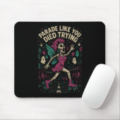 Skelett-Rollschuh-Parade-Feenhalloween-Kostüm Mousepad (Mit Mouse)