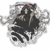 Skelett, Schädel, Tod, Sticker (Vorderseite)