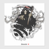 Skelett, Schädel, Tod, Sticker (Blatt)