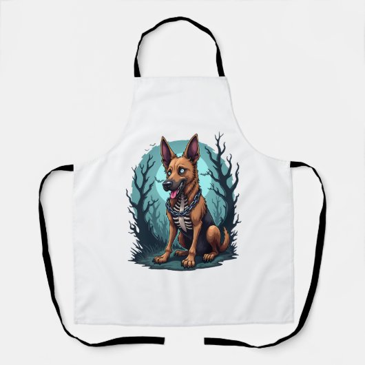 Skelett Schäferhund Schürze (Vorderseite)