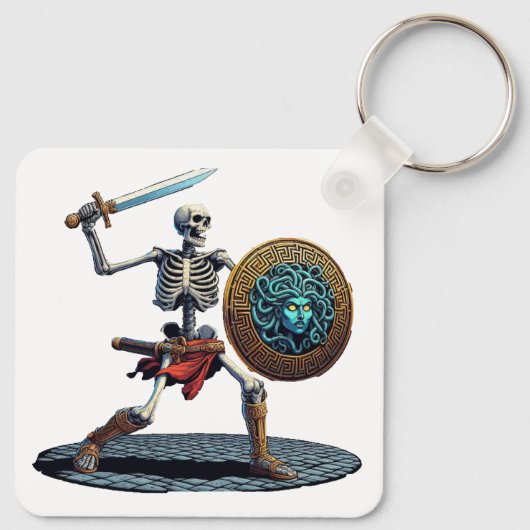 Skelett Schlüsselanhänger (Rückseite)