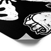 Skelett Schwangerschaft Taco Bier Röntgen Hallowee Poster (Ecke)